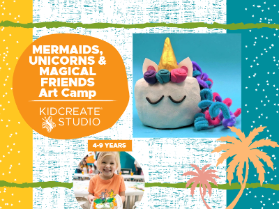 Mermaids, Unicorns & Magical Friends Art Camp (4-9 Years)
